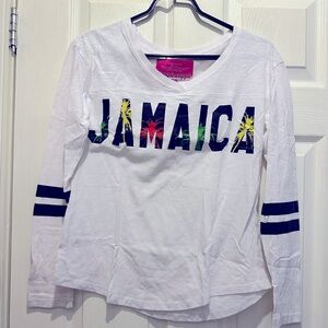 Pinkpineapple Jamaican White Long Sleeve Size US S